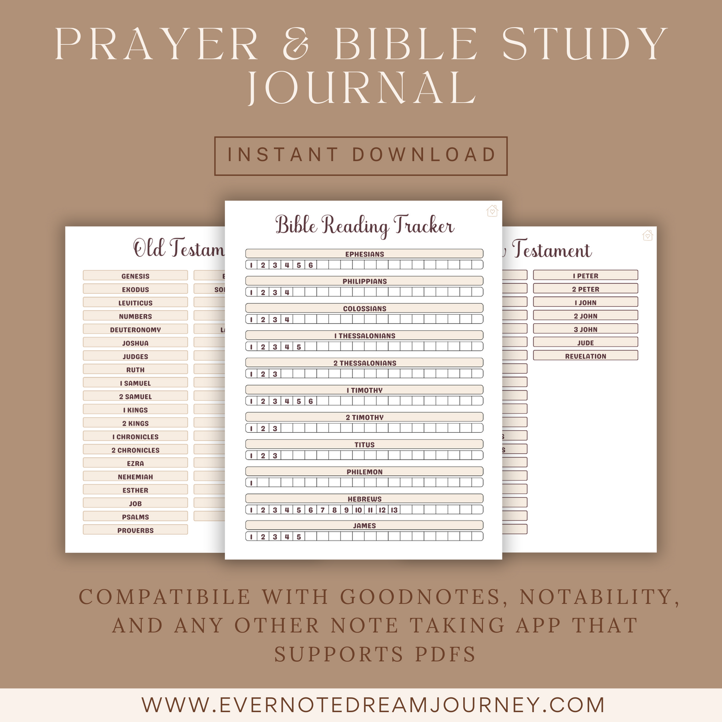 Bible Study & Devotional Journal | Transform Your Spiritual Journey Your Ultimate Tool for Faith and Reflection!