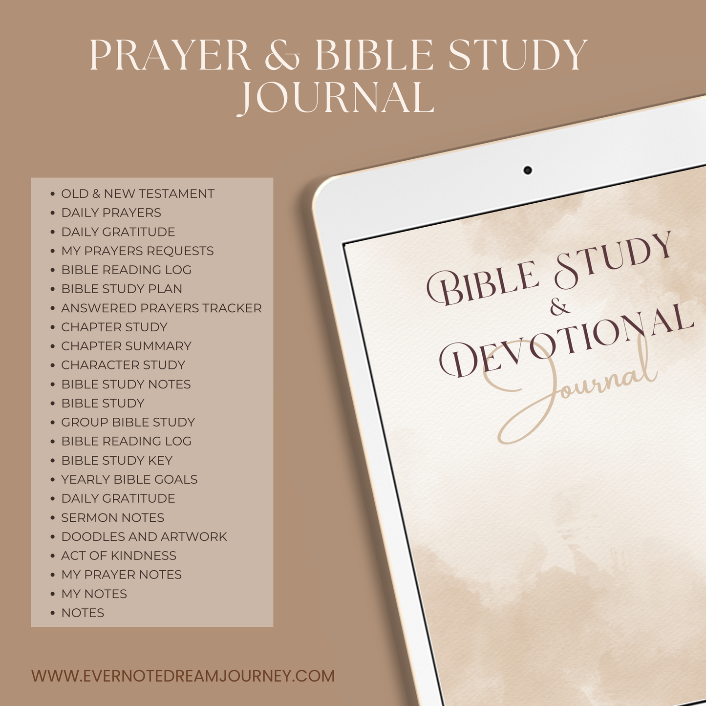 Bible Study & Devotional Journal | Transform Your Spiritual Journey Your Ultimate Tool for Faith and Reflection!