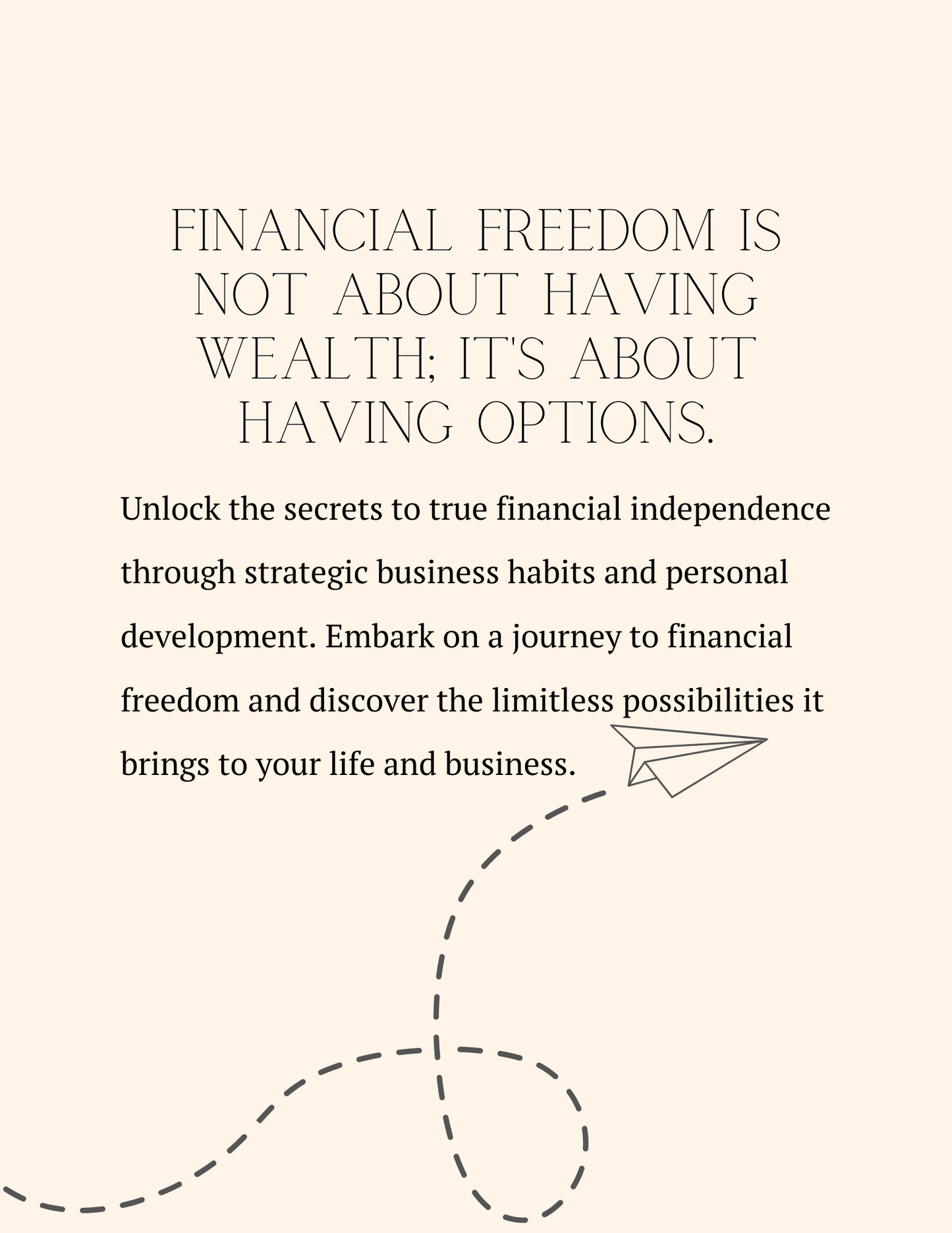 Financial Freedom: Self-Development Strategies for Business Success